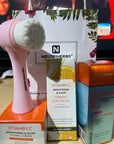 3D Silicone Double Sided Face Cleansing Brush