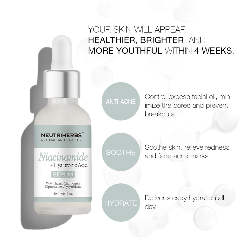 5% Niacinamide + Hyaluronic Acid Serum - 30ml
