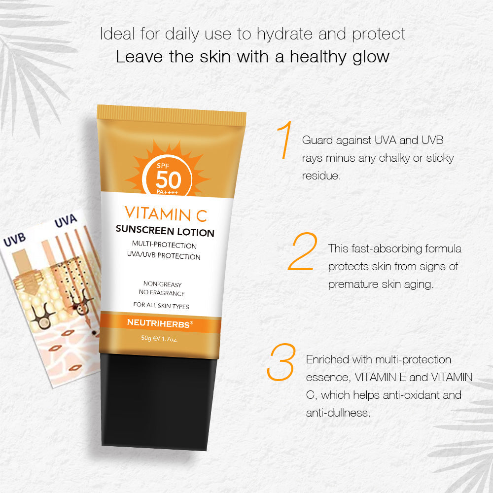 New Vitamin C Sunscreen SPF50 - 50ml