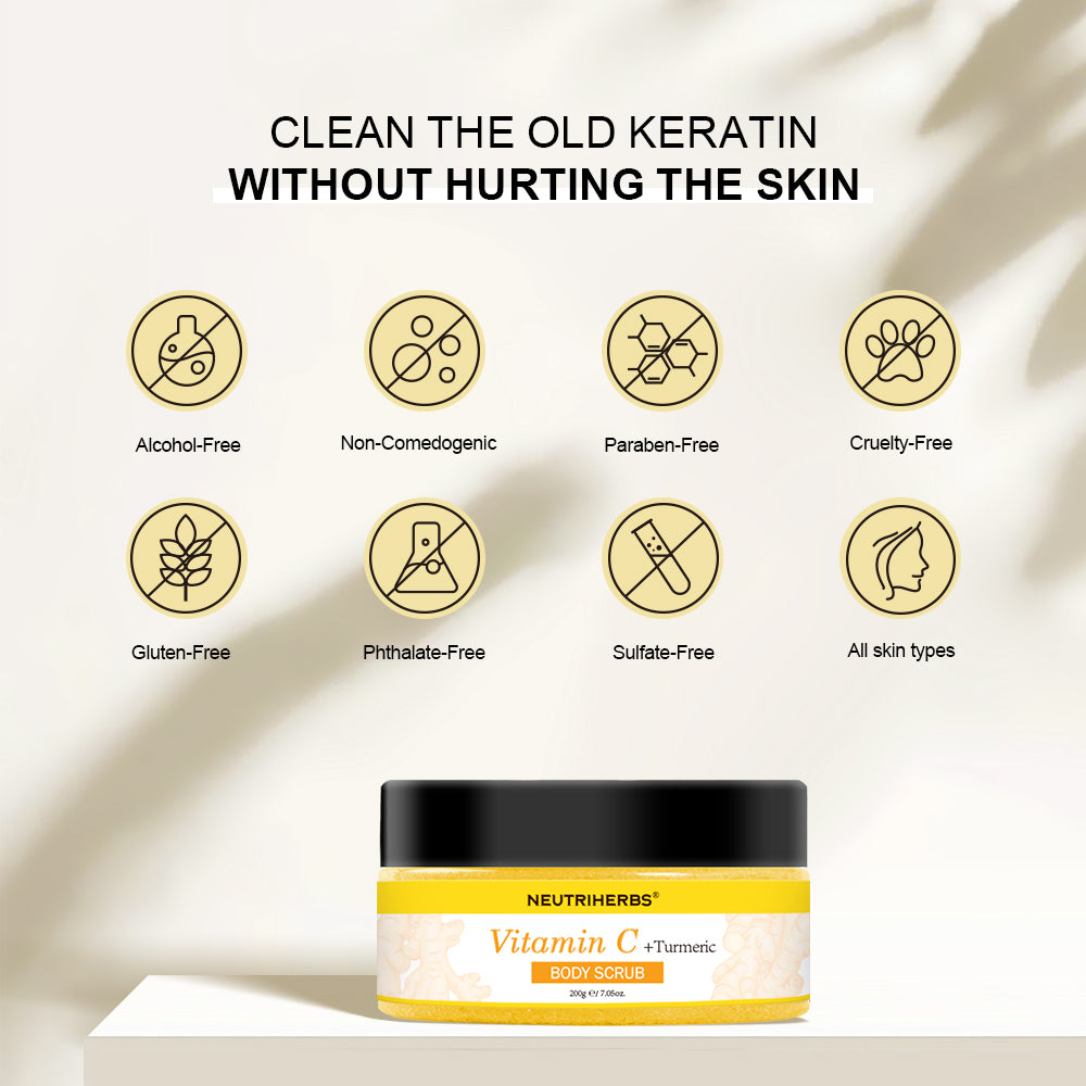 Vitamin C Turmeric Exfoliating Glow Body Scrub - 200g