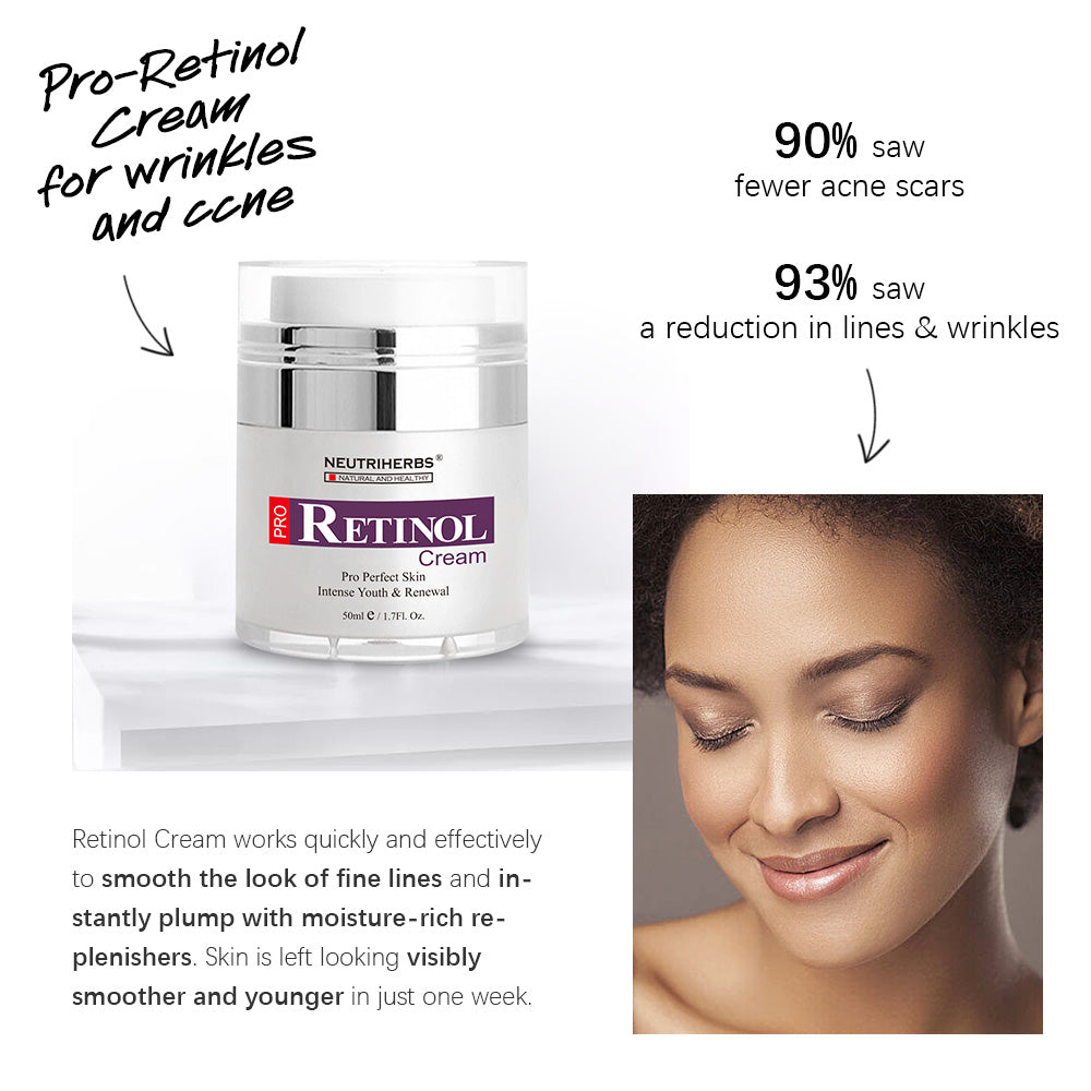 Retinol Cream For Acne &amp; Anti Aging - 50g