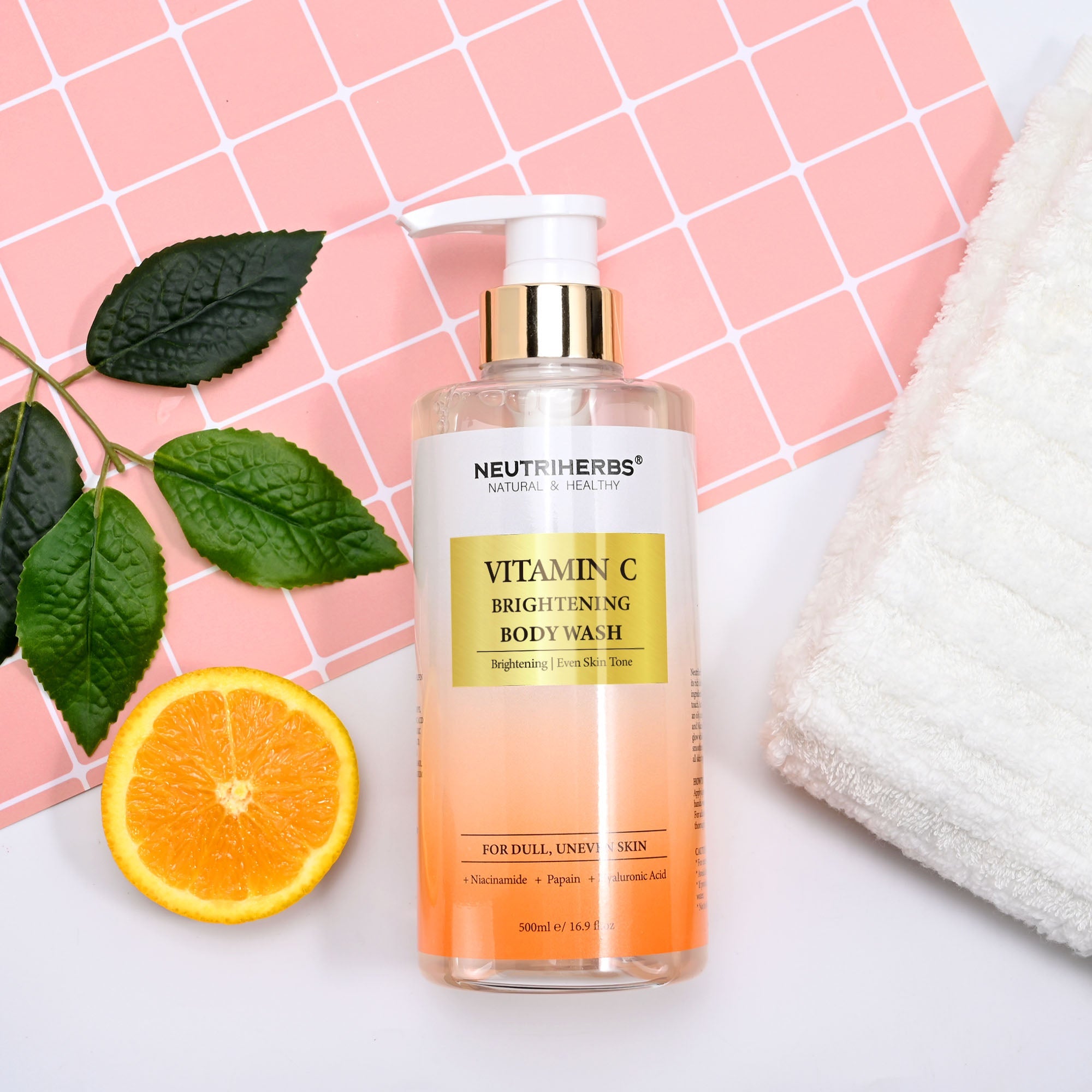 Vitamin C Brighten &amp; Glow Body Wash - 500ml