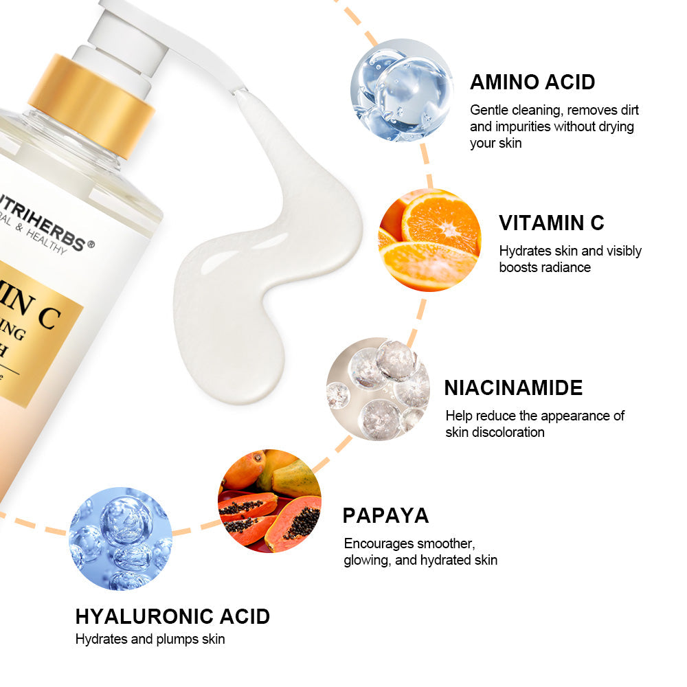 Vitamin C Brighten &amp; Glow Body Wash - 500ml