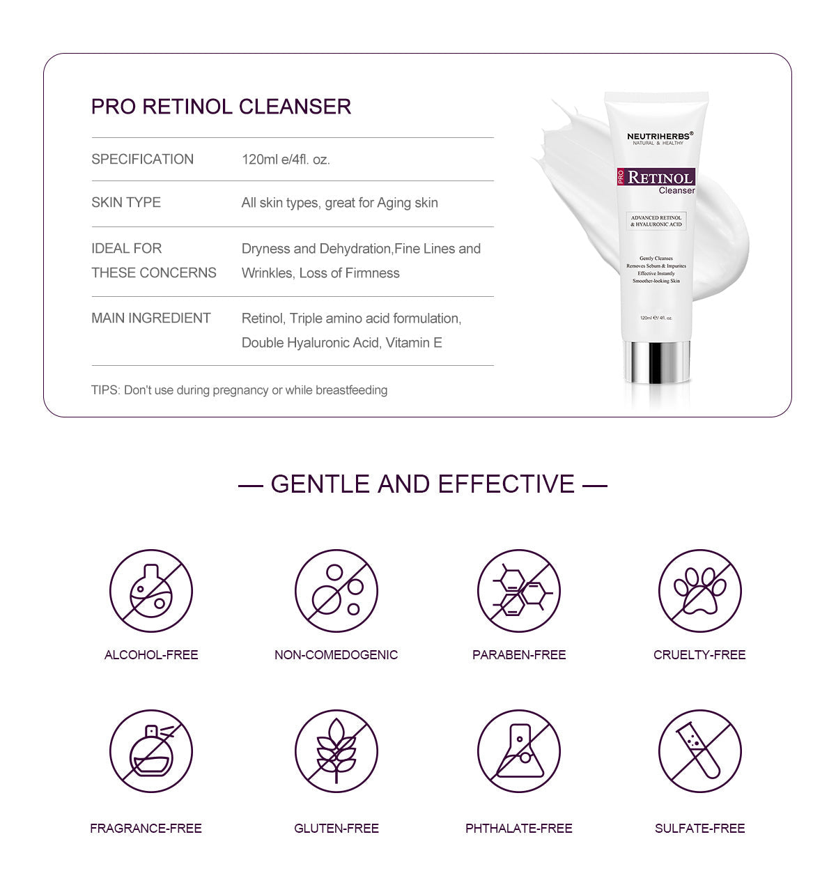 Pro Retinol Anti Aging Cleanser