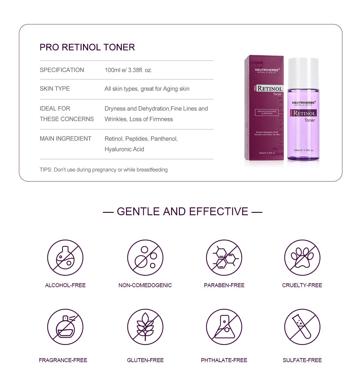 Pro Retinol Anti Aging Toner